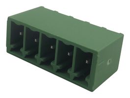 PHOENIX CONTACT 1843635 Terminal Block, Fixed, Header, 3.5 mm, 5 Positions, 8 A, 160 V, Through Hole Vertical