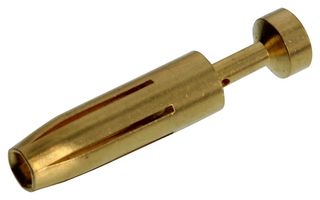 HARTING 09330006427 Heavy Duty Connector Contact, Han-GoldTec E Series, Socket, 22 AWG, Crimp, 16 A, Copper Alloy