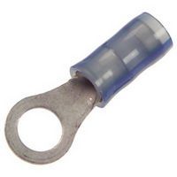 AMP - TE CONNECTIVITY 130090 Ring Tongue Terminal, M5, #10, 14 AWG, 2.62 mm², PIDG Series, Blue