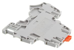 TE CONNECTIVITY - ENTRELEC 1SNK505316R0000 DIN Rail Mount Terminal Block, Grey, 4 Positions, 10 AWG, 4 mm², Screw, 25 A