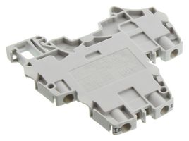 TE CONNECTIVITY - ENTRELEC 1SNK506211R0000 DIN Rail Mount Terminal Block, Grey, 4 Positions, 10 AWG, 6 mm², Screw, 40 A