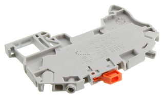 TE CONNECTIVITY - ENTRELEC 1SNK705310R0000 DIN Rail Mount Terminal Block, Grey, 2 Positions, 12 AWG, 2.5 mm², Clamp, 20 A