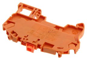 TE CONNECTIVITY - ENTRELEC 1SNK705330R0000 DIN Rail Mount Terminal Block, Orange, 2 Positions, 12 AWG, 2.5 mm², Clamp, 20 A