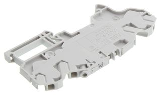 TE CONNECTIVITY - ENTRELEC 1SNK705711R0000 DIN Rail Mount Terminal Block, Grey, 4 Positions, 12 AWG, 2.5 mm², Clamp, 1 A