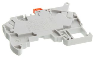 TE CONNECTIVITY - ENTRELEC 1SNK706310R0000 DIN Rail Mount Terminal Block, Grey, 2 Positions, 12 AWG, 2.5 mm², Clamp, 20 A