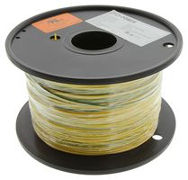 MULTICOMP PRO PP002387 Wire, PVC, Yellow, Green, 22 AWG, 17 x 0.16mm, 1000 ft