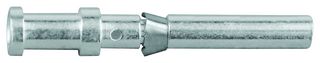 TE CONNECTIVITY T2020002005-000 Heavy Duty Connector Contact, HD Series, Socket, 20 AWG, Crimp, 10 A, Brass