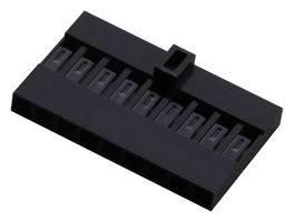 AMPHENOL COMMUNICATIONS SOLUTIONS 78211-009LF Connector Housing, Mini-PV 78211 Series, Receptacle, 9 Positions, 2.54 mm