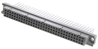 AMPHENOL COMMUNICATIONS SOLUTIONS 86093968115765E1LF DIN 41612 Connector, 8609 Series, 96 Contacts, Receptacle, 2.54 mm, 3 Row, a + b + c