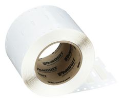 PANDUIT H100X044H1T Wire Marker, Heat Shrinkable Sleeve, Blank (No Legend), PO (Polyolefin), White, 11.18mm x 25.4mm