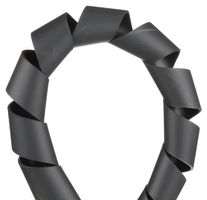 PANDUIT T12FR-C20Y Spiral Wrap, 0.12 ", 3.2 mm, Polyethylene, Black, 100 ft, 30.5 m