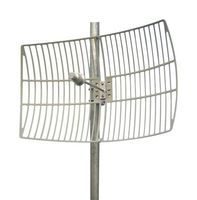 L-COM HG4958-27EG-5PK RF Antenna, 4.9 to 5.8GHz, WiFi / WLAN / ISM, 27dBi, Pole (Mast) or Wall