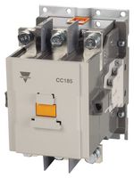 CARLO GAVAZZI CC185SAD100/200 Contactor, 120 A, DIN Rail, 690 V, 3PST-NO, 3 Pole, 110 kW