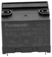 PANASONIC HEV2AN-P-DC24V Power Relay, DPST-NO, 24 VDC, 20 A, HE-V Series, Through Hole, Non Latching