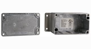 BUD INDUSTRIES AN-2803-A Metal Enclosure, Diecast, Small, Diecast Aluminum, 55.1 mm, 65.5 mm, 115 mm, IP67, IP68