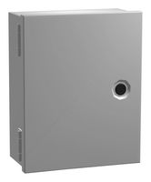 HAMMOND N1J664 Metal Enclosure, Hinged Door, Wall Mount, Mild Steel, 152 mm, 152 mm, 102 mm, IP20