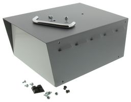 HAMMOND 518-0910 Metal Enclosure, 518 Series, Module Case, Vented, Instrument, Steel, 119.9 mm, 197 mm, 281 mm, IP30