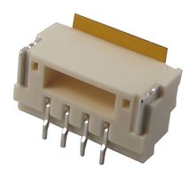 JST / JAPAN SOLDERLESS TERMINALS BM04B-GHS-TBT (LF)(SN) Pin Header, 1.25 mm, 1 Row, Wire-to-Board, 1.25 mm, 4 Rows, 4 Contacts, Surface Mount Straight