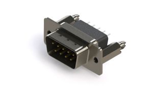 EDAC 627-009-321-056 D Sub Connector, Standard, Plug, 627 Series, 9 Contacts, DE, Solder