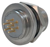 SWITCHCRAFT/CONXALL TS2P2M20-BPE Circular Connector, Sealed Circular Connector, Dura-Twist TS2 Series, Panel Mount Receptacle