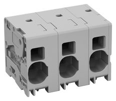 WAGO 2636-1358 Wire-To-Board Terminal Block, 15 mm, 8 Positions, 18 AWG, 4 AWG, 16 mm², Clamp