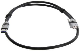L-COM CAU3DCVISAB-1M USB Cable, Type A Plug to Type B Plug, 1 m, 3.3 ft, USB 3.0, Black