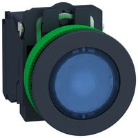 SCHNEIDER ELECTRIC XB5FA3341 Industrial Pushbutton Switch, Harmony XB5 Series, 30.5 mm, SPST-NO, Momentary Spring Return