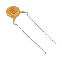 VISHAY S100K33SL0R63K7R Ceramic Disc Capacitor, 10 pF, 3 kV, ± 10%, SL, 7.5 mm, Radial Leaded