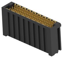 TE CONNECTIVITY - ERNI 354187-E Mezzanine Connector, Blindmate, Plug, 1 mm, 2 Rows, 50 Contacts, Surface Mount Straight