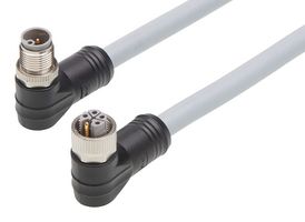 MOLEX 120501-0238 Sensor Cable, M12, Micro-Change Receptacle, Micro-Change Plug, 4 Positions, 15 m, 49.21 ft