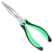 MULTICOMP PRO MP-LN8 Pliers, Long Nose, 8" Length, Chrome Vanadium, Thermoplastic Rubber Handle