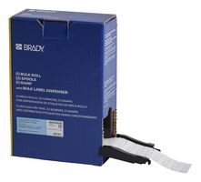 BRADY BM-125-175-312 Wire Marker, Heat Shrinkable Sleeve, Blank (No Legend), PO (Polyolefin), White, 3.175mm x 44.45mm