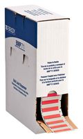 BRADY BM-187-175-342-RD Wire Marker, Heat Shrinkable Sleeve, Blank (No Legend), PO (Polyolefin), Red, 4.75mm x 44.45mm