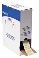 BRADY BM-250-1-342-YL Wire Marker, Heat Shrinkable Sleeve, Blank (No Legend), PO (Polyolefin), Yellow, 6.35mm x 25.4mm