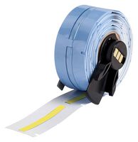 BRADY M6-094-2-342-YL-R Wire Marker, Heat Shrinkable Sleeve, Blank (No Legend), PO (Polyolefin), Yellow, 2.4mm x 50.8mm