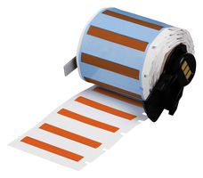 BRADY M6-125-175-342-OR Wire Marker, Heat Shrinkable Sleeve, Blank (No Legend), PO (Polyolefin), Orange