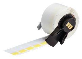 BRADY M6-17-427-YL Wire Marker, Self Laminating, Blank (No Legend), 12.7mm x 25.4mm, Vinyl, Yellow