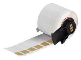 BRADY M6-29-427-BR Wire Marker, Self Laminating, Blank (No Legend), 12.7mm x 38.1mm, Vinyl, Brown, Transparent