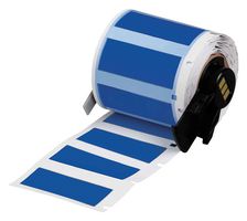BRADY M6-375-175-342-BL Wire Marker, Heat Shrinkable Sleeve, Blank (No Legend), PO (Polyolefin), Blue, 9.53mm x 44.45mm