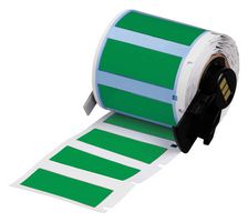 BRADY M6-375-175-342-GR Wire Marker, Heat Shrinkable Sleeve, Blank (No Legend), PO (Polyolefin), Green, 9.53mm x 44.45mm