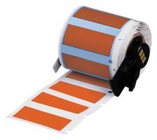 BRADY M6-375-175-342-OR Wire Marker, Heat Shrinkable Sleeve, Blank (No Legend), PO (Polyolefin), Orange, 9.53mm x 44.45mm