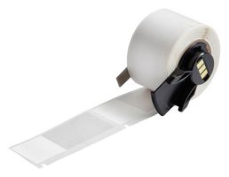 BRADY M6-75-461 Label, Thermal Transfer Printable, 25.4 mm, 66.68 mm, Polyester, Transparent, White