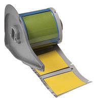 BRADY M7-1000-175-344-YL Wire Marker, Heat Shrinkable Sleeve, Blank (No Legend), PO (Polyolefin), Yellow, 25.4mm x 44.45mm