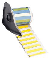 BRADY M7-187-175-7641-YL Wire Marker, Heat Shrinkable Sleeve, Blank (No Legend), PO (Polyolefin), Yellow, 4.75mm x 44.45mm