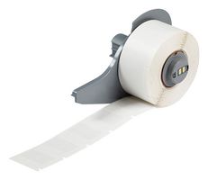 BRADY M7-19-427-2S Wire Marker, Self Laminating, Blank (No Legend), 12.7mm x 25.4mm, Vinyl, Transparent, White