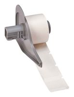 BRADY M7-19-483 Label, Thermal Transfer Printable, 25.4 mm, 25.4 mm, Polyester, White