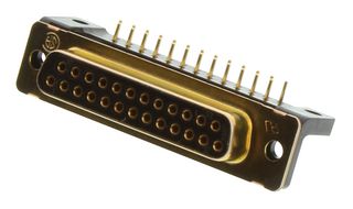TE CONNECTIVITY - AMP 1757836-3 D Sub Connector, 25 Contacts, Receptacle, Solder, DB, AMPLIMITE 109 Series, Steel Body