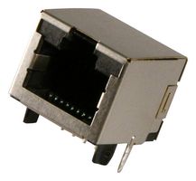 TE CONNECTIVITY - AMP 1-406541-5 Modular Connector, RJ45 Jack, 1 x 1 (Port), 8P8C, Cat5, Through Hole Mount