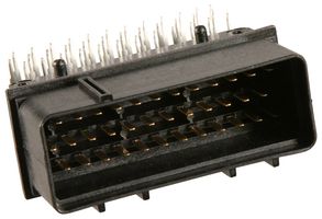 TE CONNECTIVITY - AMP 344108-1 Pin Header, Wire-to-Board, 2.5 mm, 3 Rows, 36 Contacts, Through Hole, Econoseal III 70 Series