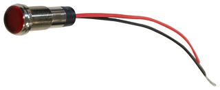 DIALIGHT 656-1106-303F LED Panel Mount Indicator, High Intensity, Red, 28 VDC, 12.7 mm, 19 mA, IP66, NEMA 4X